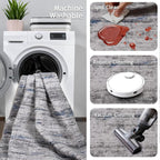 2.5x10 Washable Runner Rugs, 10 ft Runner Rug - Image 3