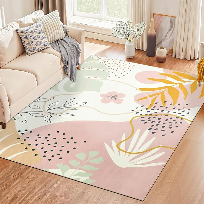 Kids Rug, Kids Carpet Playmat Non-Slip 5x7 Area Rugs Machine Washable Rug - Image 8