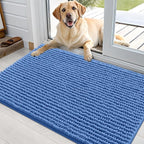 OLANLY Dog Door Mat for Muddy Paws 36x24, Ultra Absorbent Chenille Mud Doormat by OLANLY