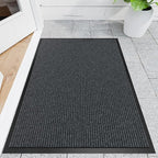 Front Door Mat, Commercial Door Mats Entrance, Low Profile Welcome Mats Non-Slip by NatureiFrontDoorMat