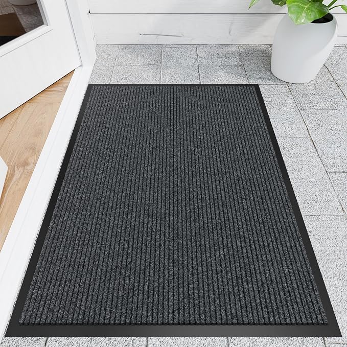 Front Door Mat, Commercial Door Mats Entrance, Low Profile Welcome Mats Non-Slip by NatureiFrontDoorMat