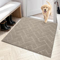 PURRUGS Dirt Trapping Door Mat 36" x 36", Non-Slip Machine Washable Entry Rug by PURRUGS