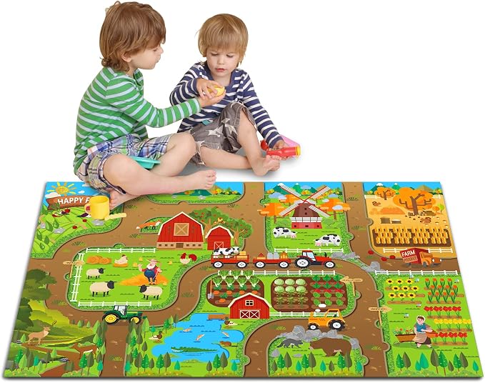 Oriate Kids Toy Dream Mat Happy Farm Activity Playmat, Parent-Child Interaction by OriateToys