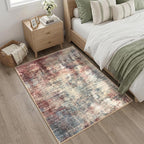 IOHOUZE Abstract Area Rug 4x5 Ft Washable Rugs - Image 8