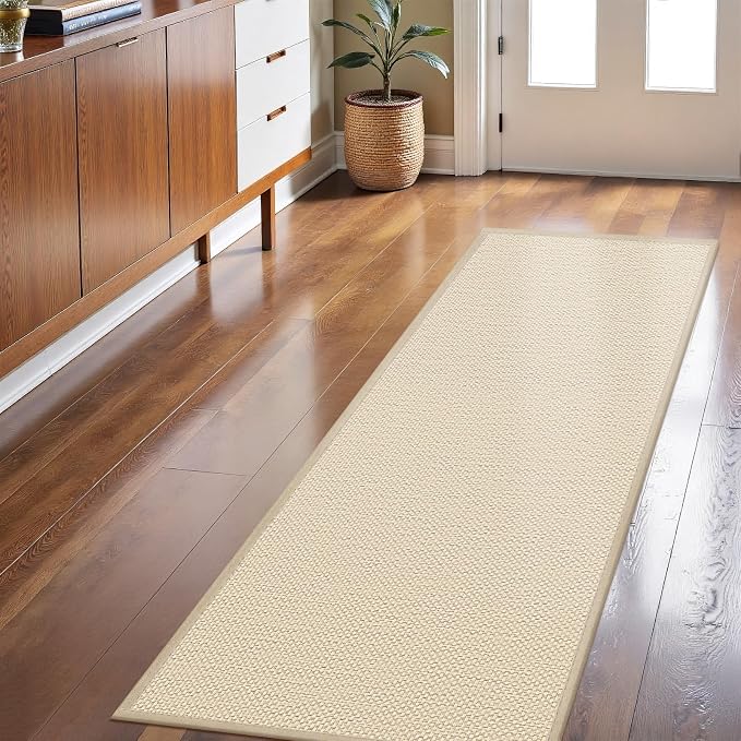 LEKEEPGO Long Door Mat 24"x59", Non Slip Door Mat Indoor Entrance, Rubber - Image 2