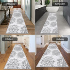 HEBE Hallway Runner Rug 2'8''x8' Washable Vintage Distressed Area Rugs Non Slip - Image 5