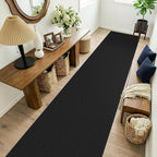 KOZYFLY Black 2.5'x14' Runners Rugs - Image 8