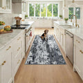 RELEANY Washable Area Rugs 3x6 Non-Slip Modern Abstract Soft by RELEANY