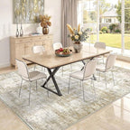 10x12 Area Rugs Washable Living Room Rug-No Slip Soft Carpets Modern Abstract - Image 3
