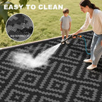 RURALITY Outdoor Rugs 9x12 Feet - Image 5