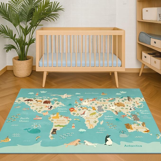 3x5 Play Mat for Kids Playroom - Image 8