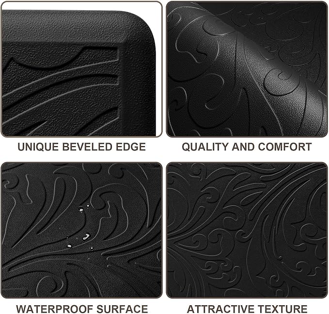 KMAT Kitchen Mat Cushioned Anti-Fatigue Waterproof Non-Slip Standing Mat - Image 5