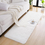 Chicrug Soft Runner Rug for Bedroom Living Room Plush Fluffy Rugs 2x6 Feet - Image 4