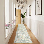 Wonnitar Washable Rug Runner 2'6''x8', Boho Floral Hallway Runner Rug 8ft Long - Image 7