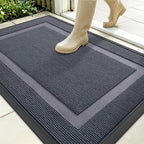 OLANLY Front Door Mat Indoor Outdoor Entrance, Waterproof All-Season, by OLANLY