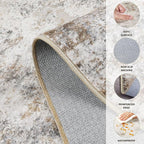 UERMEI 5ft Round Area Rug Living Room Rugs - Image 8