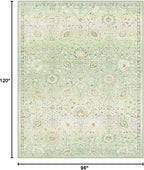 Lahome Flavie Sage Green Area Rug 8x10 - Image 2