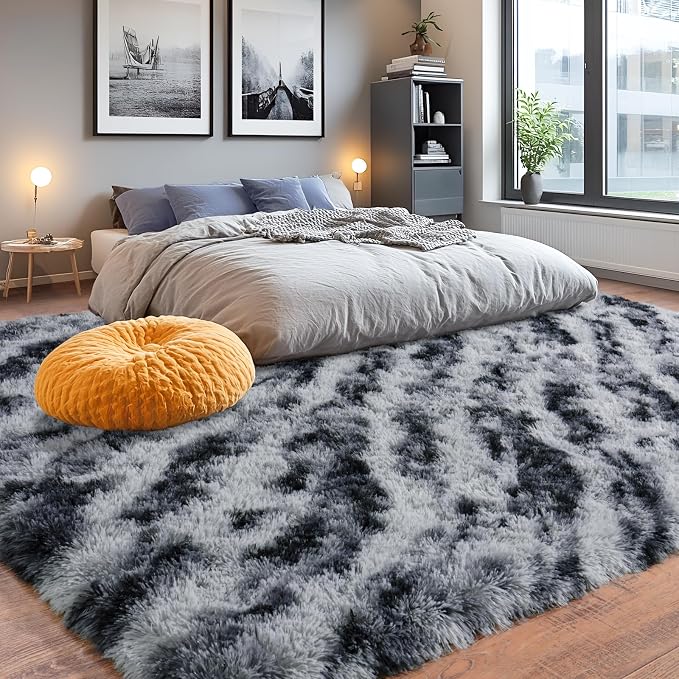 8x10 Area Rugs for Living Room, Ultra Soft Fluffy Large Shaggy Rug Carpet for - Image 7