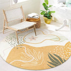 Lahome Boho Round Area Rug 4Ft by Lahome
