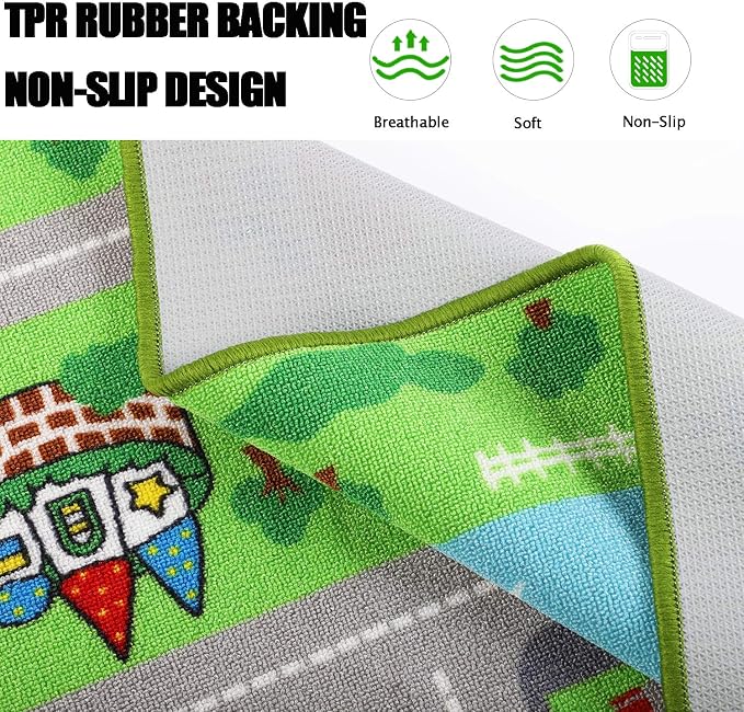 Capslpad Kids Educational Play Rug - Image 4