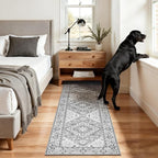Lofus 2x6 Hallway Washable Runner Rug, Vintage Kitchen Runners Non Slip - Image 2