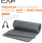 CAP Barbell 1/2-Inch High Density Exercise Yoga Mat - Image 2