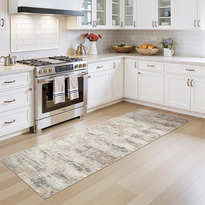 Lofus 2X 6 Area Rug for Hallways, Low Pile Soft Carpet Runner for Kitchen - Image 3