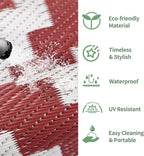 GENIMO Outdoor Rug for Patio Clearance, Lightweight Waterproof RV Camping Mat - Image 6