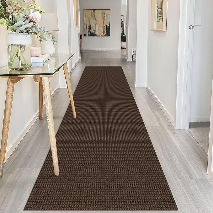 IOHOUZE Washable Runner Rug 2.6x10 Non Slip Rubber Backed Long Hallway Runner - Image 8