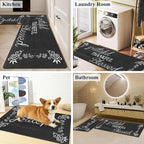 HEBE Anti Fatigue Kitchen Mat Set of 2 Non Slip Cushioned Kitchen Mats - Image 7