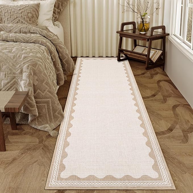 GarveeHome Scalloped 2x6 Runner Rug - Image 3