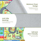 Terrug Kids Rug for Playroom, Educational Classroom Rug for Kids Room, Washable - Image 6