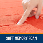 OLANLY Memory Foam Bath Mat 59x35, Super Soft Absorbent Bathroom Rugs, Quick Dry - Image 5