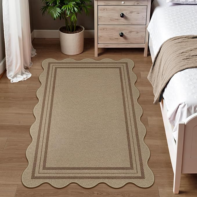 Modern Easy Jute 3x5 Outdoor Patio Rug, Washable Rugs - Image 8