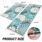 Arenarug Kitchen Mats for Floor 2PCS Cushioned Anti Fatigue Kitchen Mats - Image 2