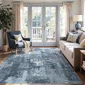 4x6 Ft Area Rugs for Living Room, Soft Non-Slip Washable Rugs Modern Abstract by Cuzwlovita