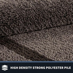 PURRUGS Dirt Trapping Door Mat 20" x 32", Non-Slip Machine Washable Entryway Rug - Image 3