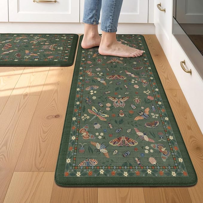 LEEVAN Anti Fatigue Mats for Kitchen Floor Non-Slip, Cushioned Kitchen Mats for by LEEVAN