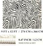 YIHOUSE 9×12 Ft Area Rugs for Living Room: Modern Washable Rug - Image 8
