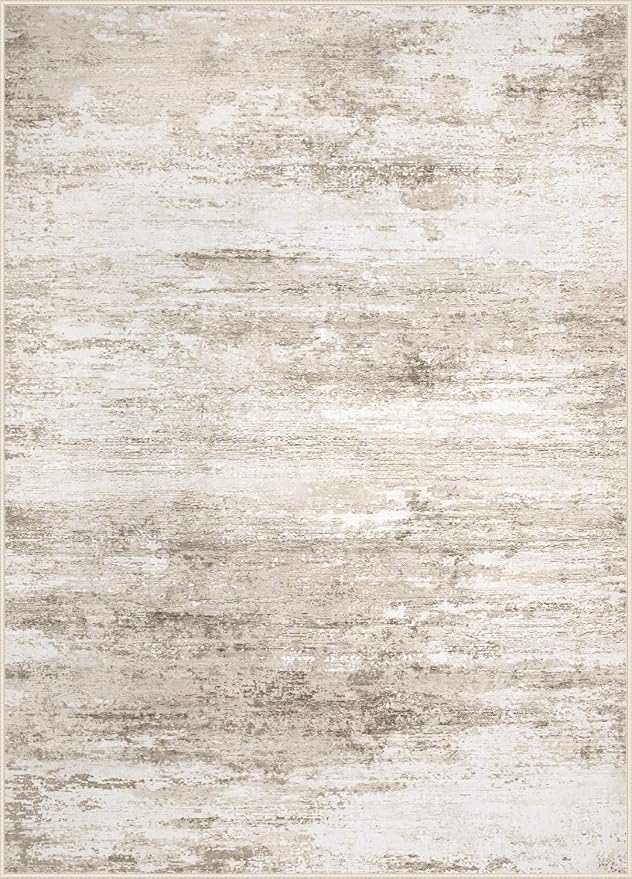 Washable Rug 6x9 Area Rugs for Living Room: Neutral Soft Rug Abstract Non Slip - Image 9