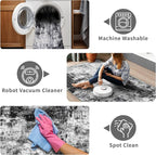 5x12 Runner Rug for Wide Hallway: Long Washable Runners for Entryway Living - Image 3