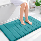 OLANLY Memory Foam Bath Mat 35x24, Super Soft Absorbent Bathroom Rugs, Quick Dry by OLANLY