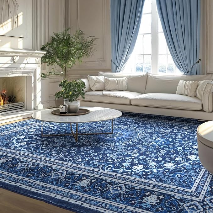 Lessymo Machine Washable Area Rug 5x7 by Lessymo