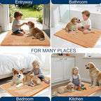OLANLY Dog Door Mat for Muddy Paws 36x24, Ultra Absorbent Chenille Mud Doormat - Image 8