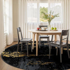 RELEANY Washable Area Rugs 8ft Non-Slip Modern Abstract Soft - Image 2