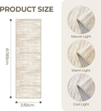 2x6 Runner Rug Non Slip for Entryway, Washable Runners for Kitchen, Soft Thin - Image 2