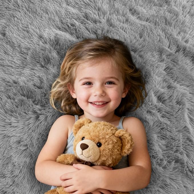 6x9 Area Rug for Living Room: Ultra Soft Fluffy Rug Modern Large Thicked Shag - Image 9