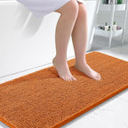 OLANLY Large Bathroom Rugs 50x30, Extra Soft Absorbent Chenille Bath Rugs by OLANLY