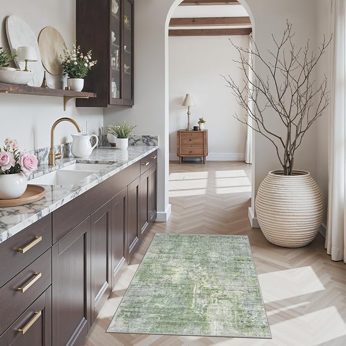 Soalmost 2x3 Abstract Washable Rugs - Image 3