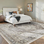 Rugxara 5X7 Washable Area Rug for Living Room, Vintage Large Boho Rugs for - Image 4